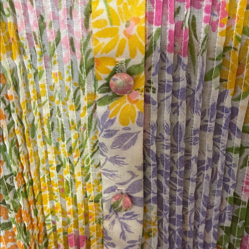 Vtg 70’s Jamison Boutique Floral House Dress Medium - Picture 5 of 9